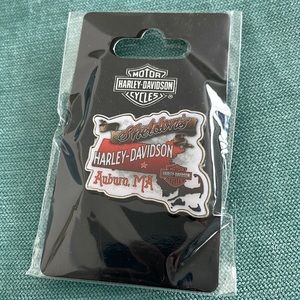Harley Davidson pin Sheldon’s Auburn, MA brand new